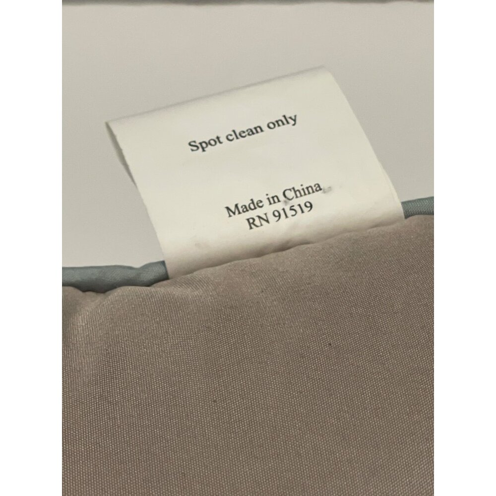 Designer Throw Pillow Embroidered India Square Exotic Beige Taupe Cushion 18x18 - Picture 7 of 8